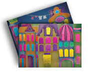Auqafoil business cards Full color foil business cards